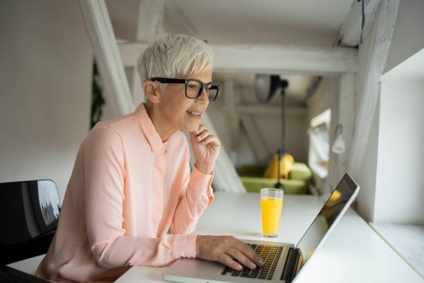 istock Woman working from home 1468346258