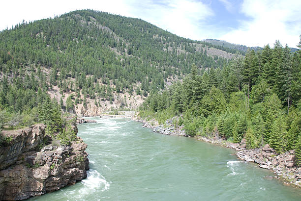 Mountain River stock photo