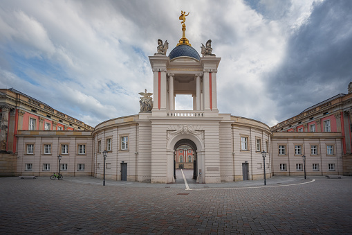 Fortuna Portal and Brandenburg Landtag (Parliament) at Old Market Square - Potsdam, Brandenburg, Germany