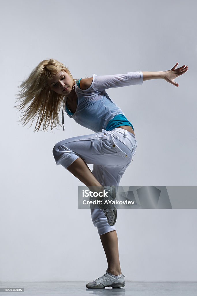 jump stylish and cool looking breakdancer jumping Activity Stock Photo