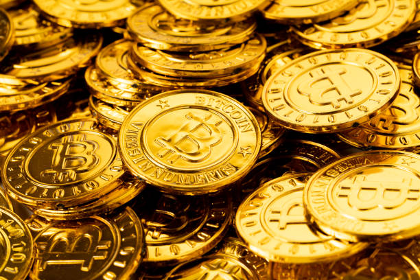 istock A pile of golden bitcoins placed together 1468349165