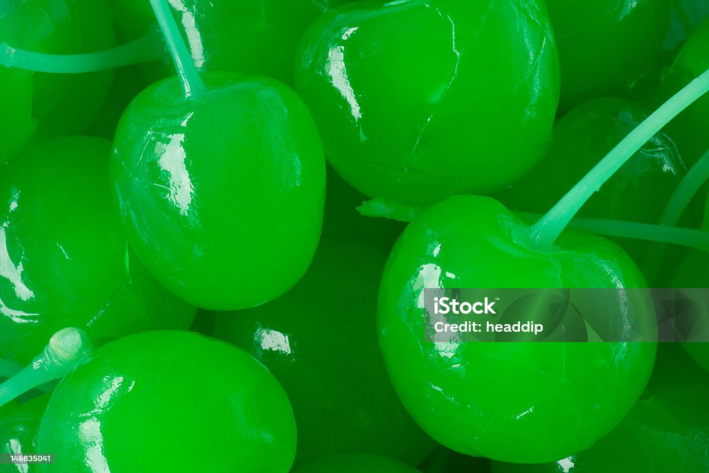 Зеленый мараскин cherries - Стоковые фото Без людей роялти-фри