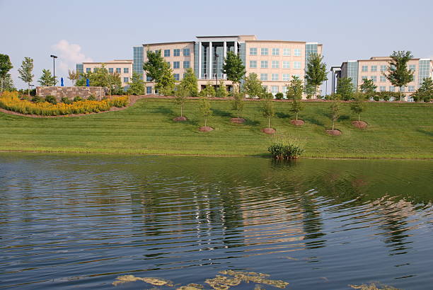 istock Buildings by the Lake 146835081