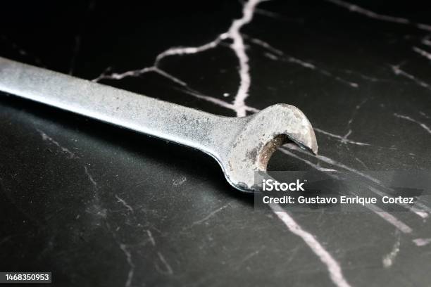 Old Spanner For Nuts Stock Photo - Download Image Now - Adjustable, Adjustable Wrench, Argentina