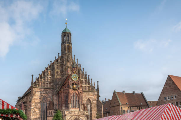 Frauenkirche (Church of Our Lady) at Hauptmarkt Square - Nuremberg, Bavaria, Germany