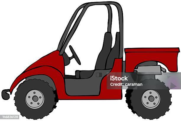 Red Recreation Vehicle Stock Illustration - Download Image Now - Side By Side, Off-Road Vehicle, Cartoon