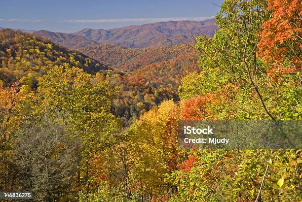 Foto de Outono Cena Na Blue Ridge e mais fotos de stock de Appalachia - Appalachia, Beleza natural - Natureza, Carolina do Norte - Estado dos EUA