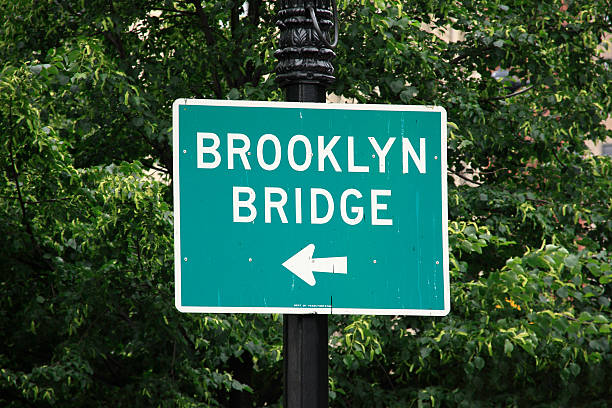 istock Brooklyn bridge street sign 146836950