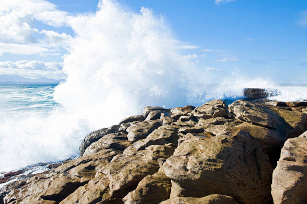 Powerful waves stock photo