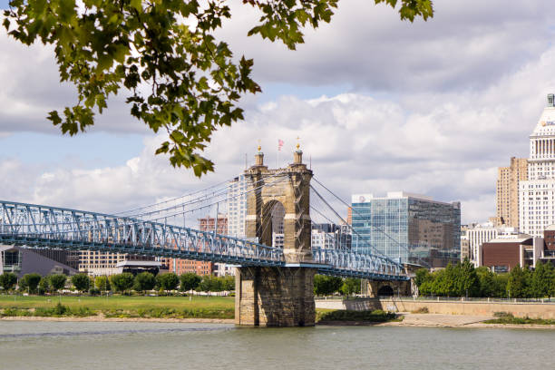 istock John A. Roebling Suspension Bridge - Cincinnati, Ohio 1468376199