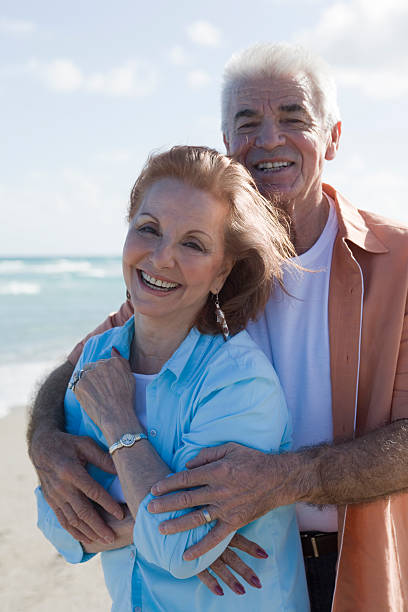 istock Senior couple on beach in Florida 146837679