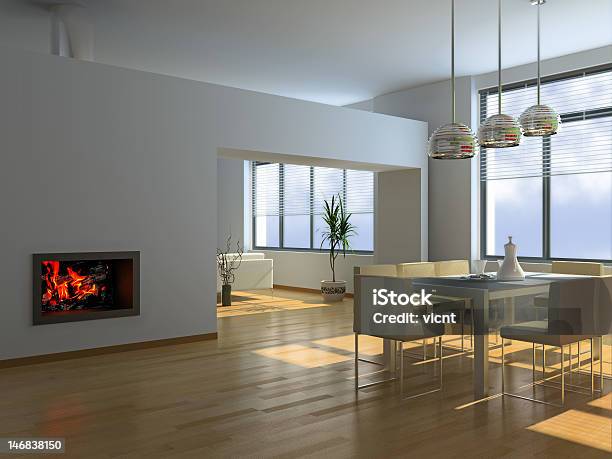 Modern Interior Stock Photo - Download Image Now - Apartment, Architecture, Decoration