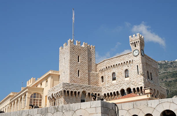 Palace in Monaco stock photo