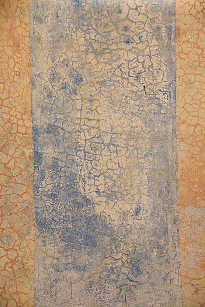 古いテクスチャ壁の模様 4143 - paint peeling wall cracked ストックフォトと画像