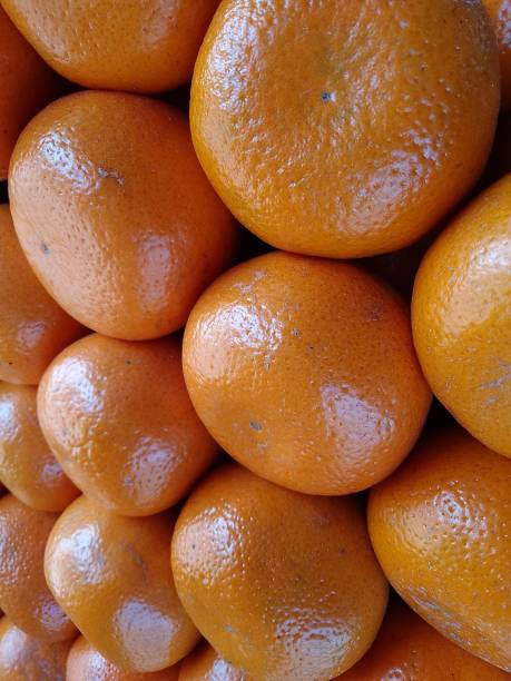 antecedentes alimentarios - citrus fruit mandarin orange orange large group of objects fotografías e imágenes de stock