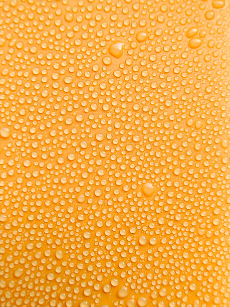 istock Water drops on pink background texture. backdrop glass covered with drops of water. Bubbles in water 1468416131