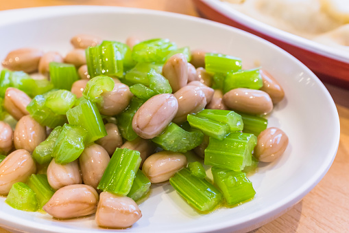 Salad with Peanuts and Celery