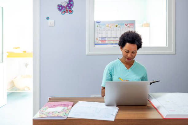 istock African Nurse Or Doctor Using Video Conference 1468437341