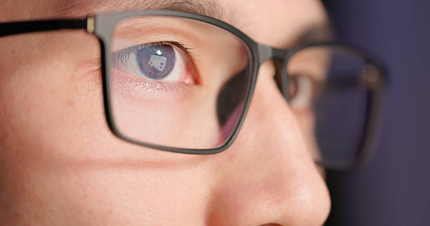 istock male eye closeup with eyeglasses 1468442365