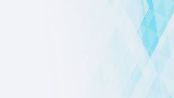 istock Illustration of abstract background with blue geometric pattern, light and transparency 1468443969