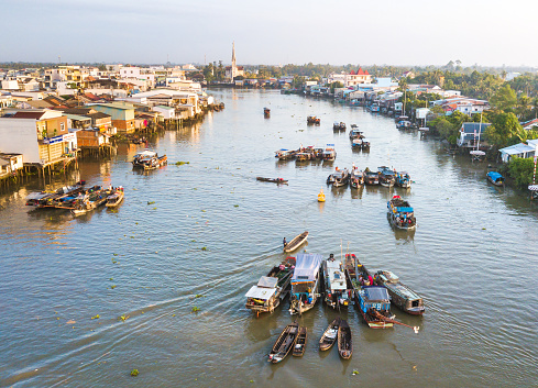 Cai Be floating market, Tien Giang province