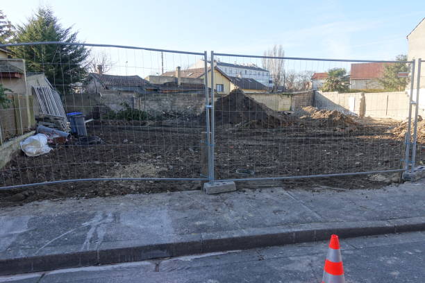 istock Private land under construction for the construction of a house 1468455603