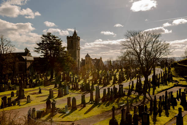 Old town cemetery at stirling Scotland England UK