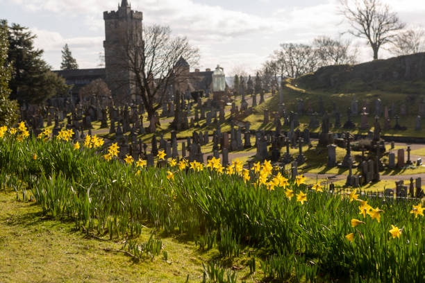 istock Old town cemetery at stirling Scotland England UK 1468462428