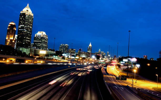 istock Atlanta Skyline at Night. 1468462918