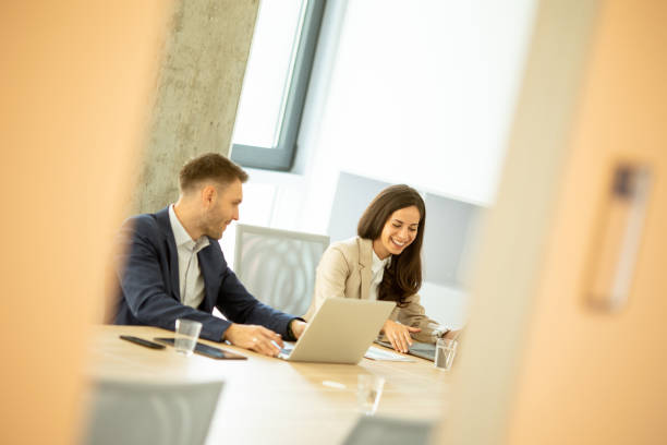 istock Businesspeople working as a team in the office 1468467239