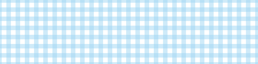 Gingham blue picnic pattern. Tablecloth for Easter table. Texture for plaid. Vector illustration