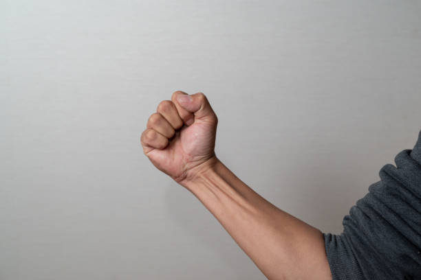 make a fist make a fist punching one person shaking fist fist stock pictures, royalty-free photos & images