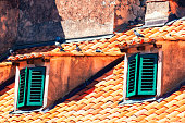istock Attics and tiled roof 1468472415