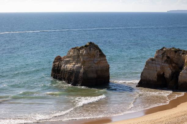 istock Portimao sandy beach in Portugal 1468475398