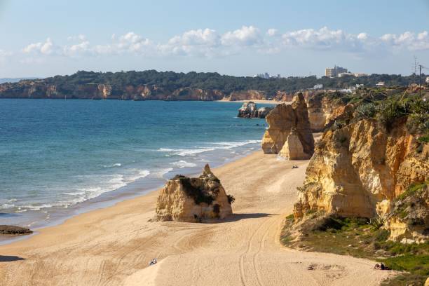 istock Portimao sandy beach in Portugal 1468475402