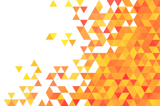 Abstract color background made from triangles.