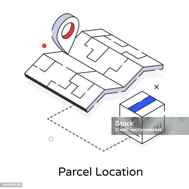 Parcel Location Problem Parcel Location Stock Illustration - Download Image Now - Delivery ...