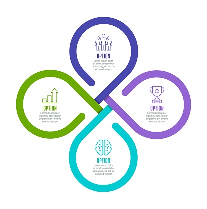 Vector illustration of the infographic elements.