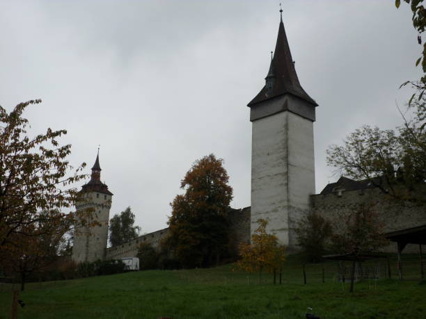 istock Wall and Musegg Towers. Switzerland. 1468500738