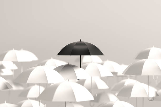 istock Umbrella, Standing out from the Crowd, Leadership 1468501756