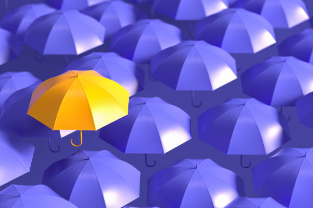 istock Umbrella, Standing out from the Crowd, Leadership 1468502657