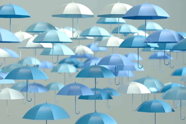 istock Colorful Umbrellas, Safety Concept 1468502828