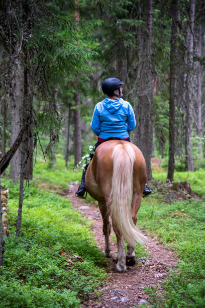 istock Woman horseback riding 1468505193