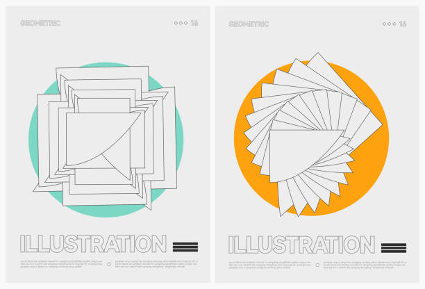 streszczenie linia skrętna struktura geometryczny szablon projektu wzór tło plakatu - 16740 stock illustrations