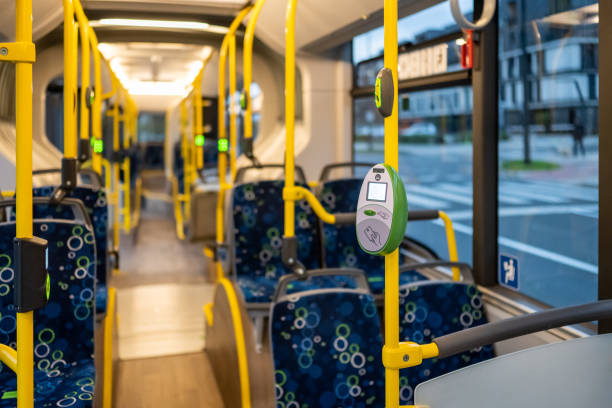 istock Interior view of bus 1468513627