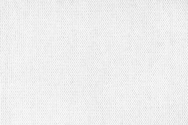 istock Close up texture of white coarse weave upholstery fabric. Decorative textile background 1468514341