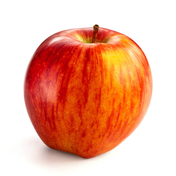 istock A  Red and Yellow Apple Isolated on A White Background 1468514670