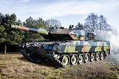 German tank Leopard 2A4 in Polish Army