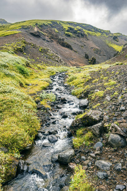 istock Fossa River valley in Iceland during summer 1468528752