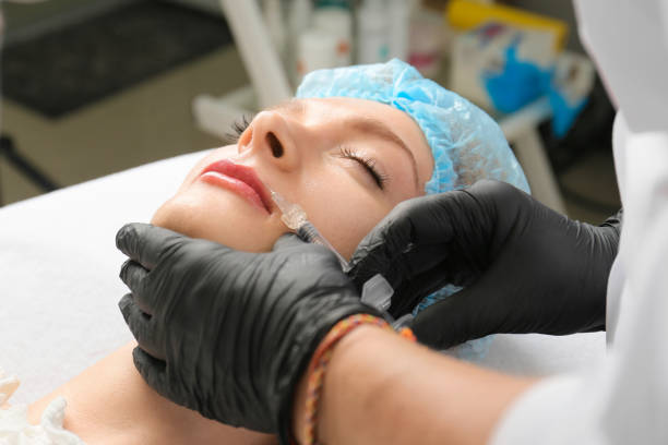 istock Lip augmentation in the beautician's office 1468539675